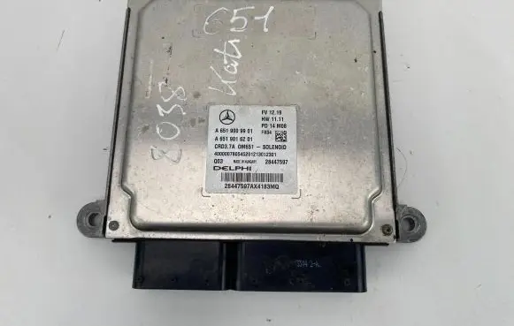 Mercedes-Benz E W212 Engine control unit/module A6519009901 28447597 A6519016201