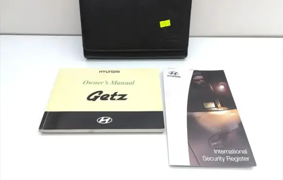 Hyundai Getz Owners service history hand book 