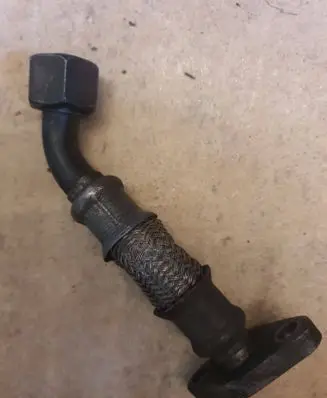 Volkswagen Golf IV Turbo turbocharger oiling pipe/hose 038145736C