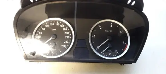 BMW 5 E60 E61 Speedometer (instrument cluster) 62116974576 62.11-6974576