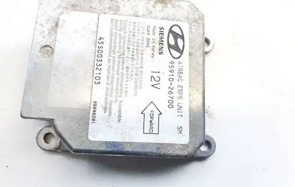 Hyundai Santa Fe Airbag control unit/module 9591026700