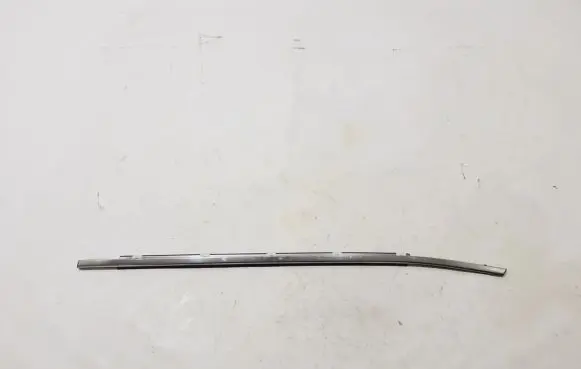 Front door glass trim molding