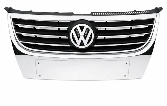 Volkswagen Touran I Front bumper upper radiator grill 1T0853651G 1T0853651
