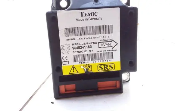 Peugeot 607 Airbag control unit/module 9640341180