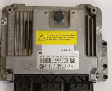 Mini One - Cooper Coupe R56 Engine control unit/module 7584113 0261S04163