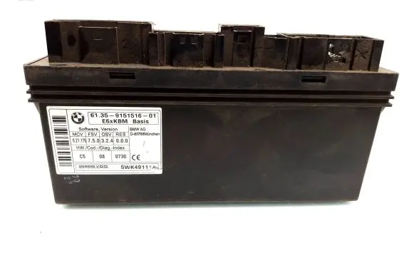 BMW 5 E60 E61 Comfort/convenience module 9151516 5WK49111A