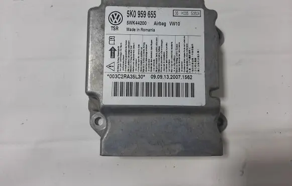 Volkswagen Golf VI Airbag control unit/module 5K0959655