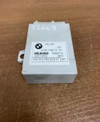 BMW 7 E65 E66 Tailgate/trunk control unit/module 6135718811001 55892110