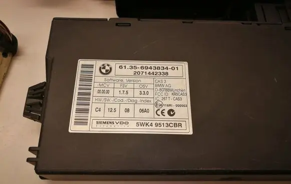 BMW 1 E81 E87 Engine ECU kit and lock set DDE7807828