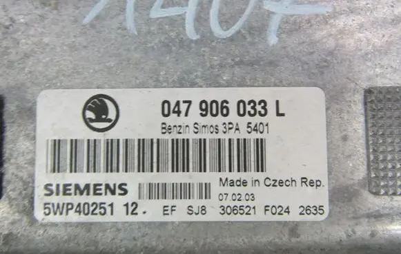 Skoda Fabia Mk1 (6Y) Engine control unit/module ECU 047906033L