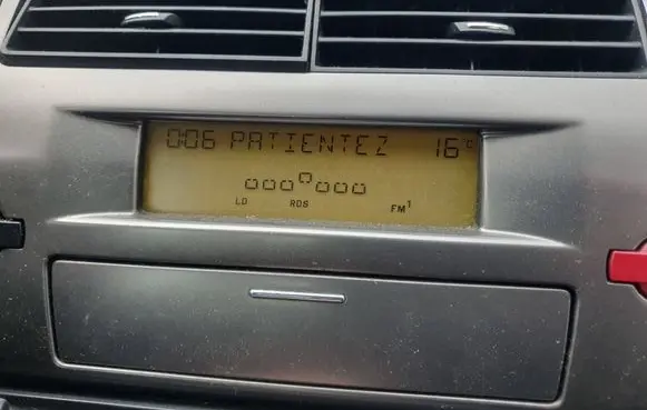 Citroen C4 I Screen/display/small screen 9665614780