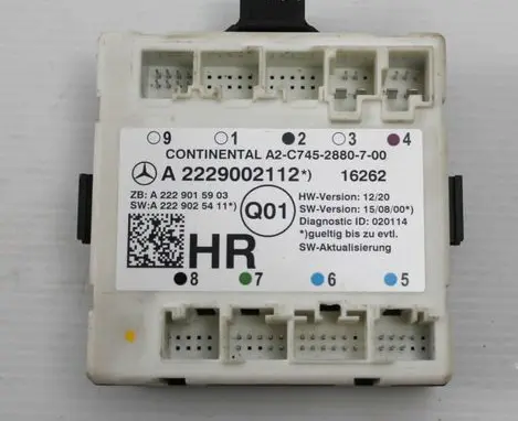 Mercedes-Benz GLC X253 C253 Door control unit/module A2229002112