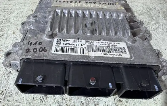 Peugeot 407 Engine control unit/module 5WS40167HT 9655041480 9658345080