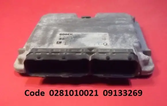 Opel Zafira A Engine control unit/module 0281010021 09133269