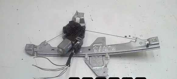 Citroen C3 Front door window regulator with motor 9683129180