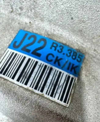 KIA Stinger Rear gearbox reducer motor J22R3.385