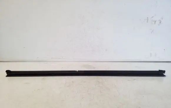 Front door glass trim molding