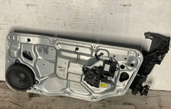 Front door window regulator with motor