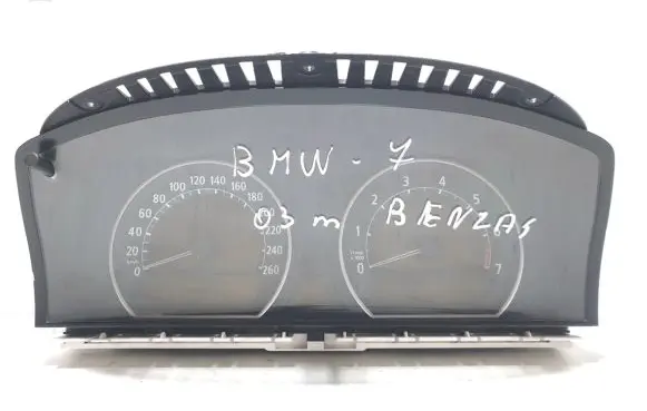 BMW 7 E65 E66 Speedometer (instrument cluster) 62116922380