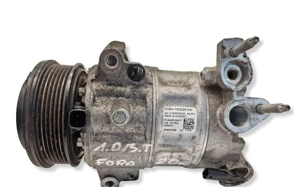 Ford Fiesta Air conditioning (A/C) compressor (pump) H1BH19D629DA 20200208 R1B4AR1234YF