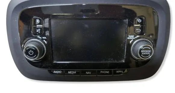Fiat 500X Radio/CD/DVD/GPS head unit 735605105 07356051050 735672365