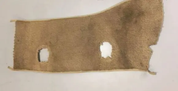 Mercedes-Benz W123 Rear floor carpet liner 