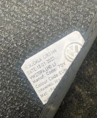 Volkswagen Polo VI Car floor mat set 