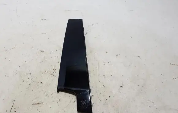 Front door glass trim molding