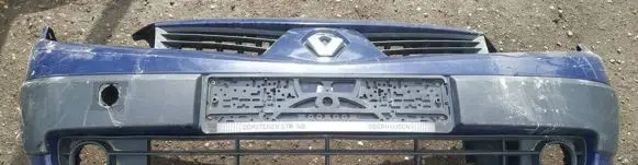 Renault Scenic II - Grand scenic II Front bumper melynas