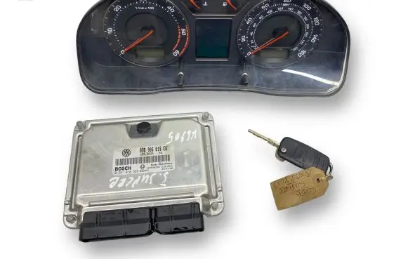 Skoda Superb B5 (3U) Engine ECU kit and lock set 038906019EG 1039S00230 0281010928