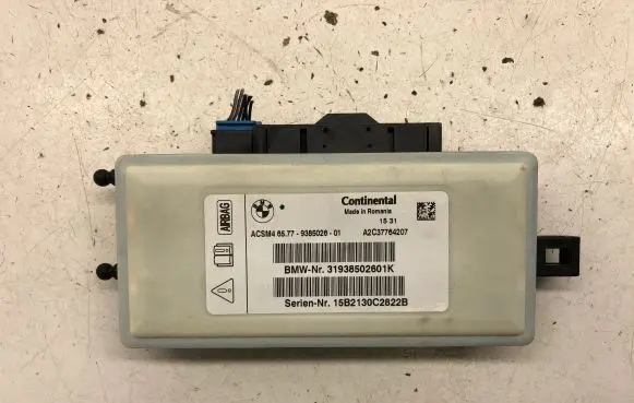 BMW 5 F10 F11 Airbag control unit/module 6577938502601 65779385026 9385026