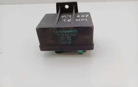 Peugeot 607 Glow plug pre-heat relay 598138