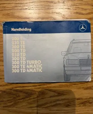 Mercedes-Benz E W124 User manual 1245840597 655057047