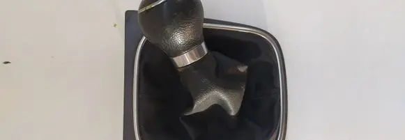 Gear lever shifter trim leather/knob