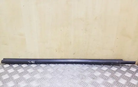 Front door glass trim molding