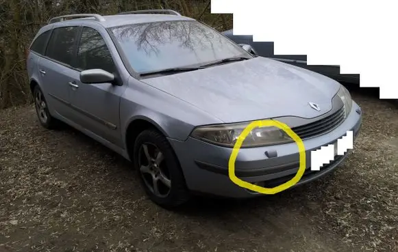 Renault Laguna II Headlight washer spray nozzle cap/cover 8200001916