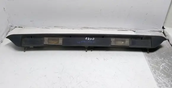 Trunk door license plate light bar