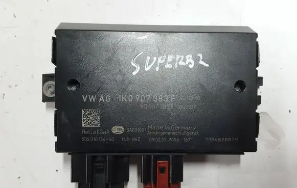 Skoda Superb B6 (3T) Tow bar trailer control unit/module 1K0907383FXAUTOPX 1K0907383F 5DS01015440