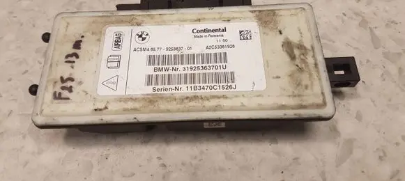 BMW X3 F25 Airbag control unit/module 31925363701U 6577925363701