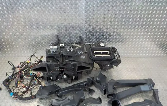 Interior heater climate box assembly
