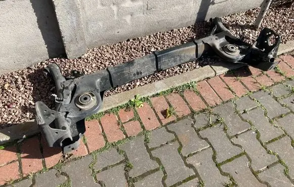 Rear axle beam