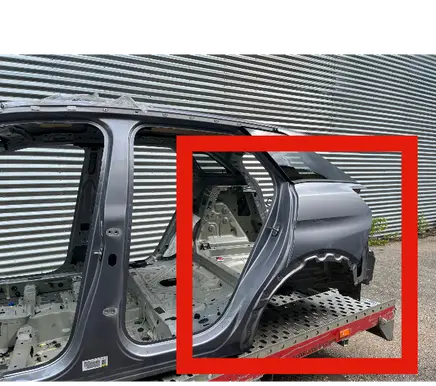 Rear quarter panel