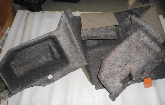 Chevrolet Corvette C5 Trunk/boot mat liner 