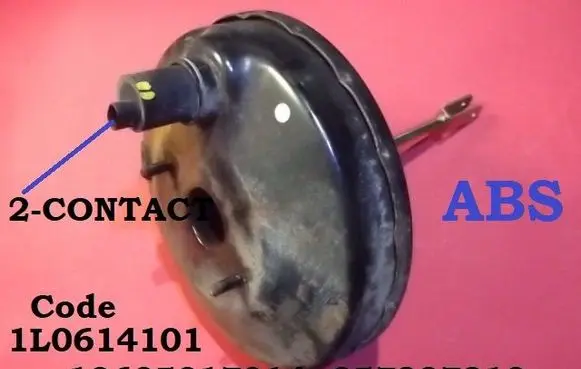 Seat Toledo I (1L) Brake booster 10635317014 1L0614101
