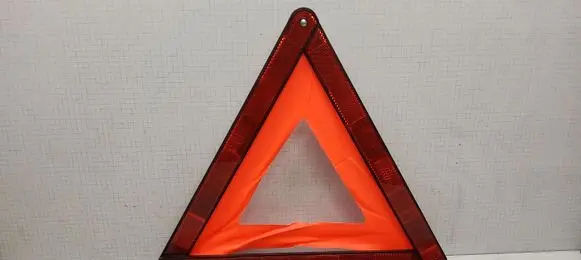 Emergency warning sign
