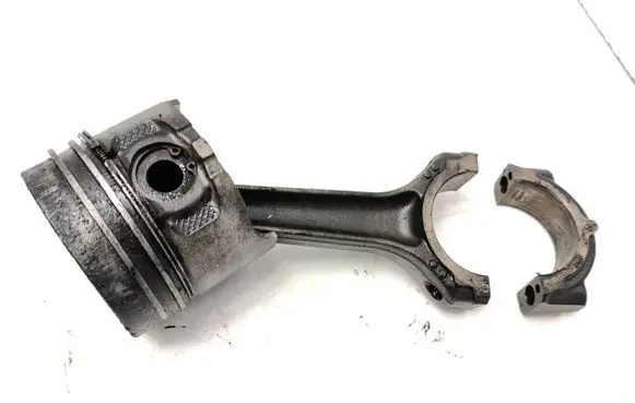 Piston with connecting rod