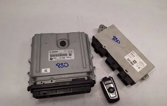 BMW 5 F10 F11 Engine ECU kit and lock set 8509794 13618509794 0281016748