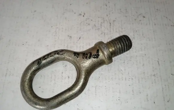 Towing hook eye