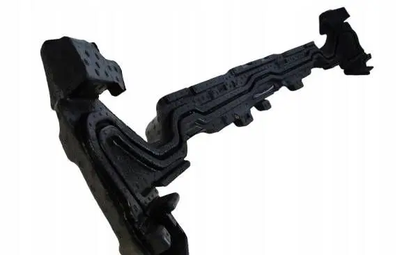 Front bumper foam support bar