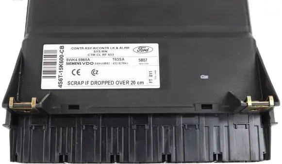 Ford Fusion Comfort/convenience module 4S6T-15K600-CB